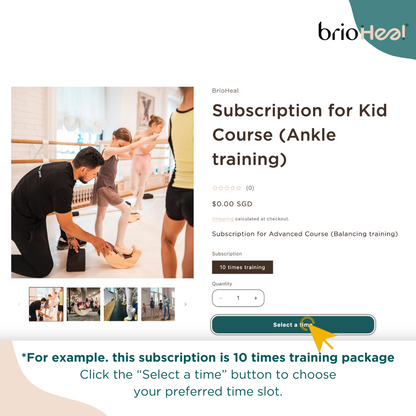 Subscription for Kid Course (Ankle training)